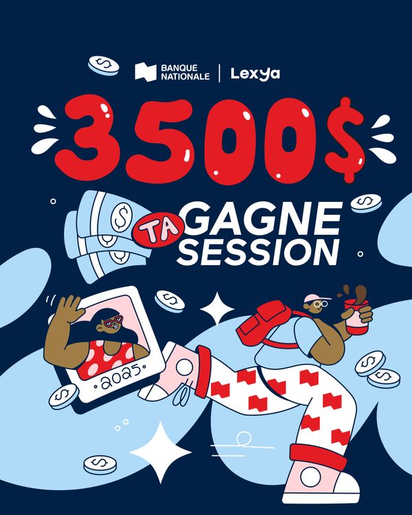 3500$ Gagne ta session